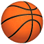 Korvpall emoji U+1F3C0